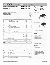 DataSheet IXFX170N20P pdf